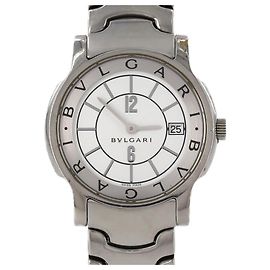 Bulgari Bvlgari Solotempo ST35S Stainless Steel Quartz Watch