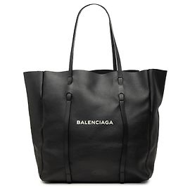 Balenciaga Tote Everyday M in pelle grigia