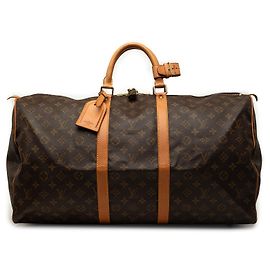 Louis Vuitton Brown Monogram Keepall 55