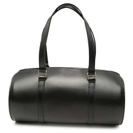Louis Vuitton Black Epi Soufflot