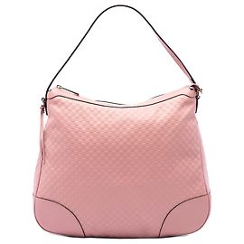 Borsa a tracolla Gucci Bree Large Microguccissima Rosa