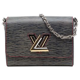 Louis Vuitton Blue Epi Denim Twist MM