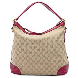 Gucci Beige Small GG Canvas Miss GG Hobo