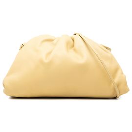 Bottega Veneta The Mini Pouch Crossbody in nappa gialla