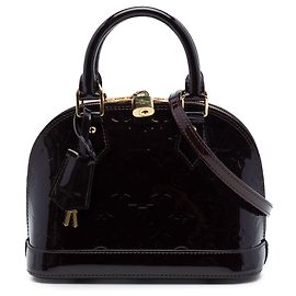 Louis Vuitton Purple Monogram Vernis Alma BB