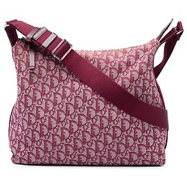 Autre Marque Dior Red Diorissimo Trotter Canvas Crossbody-Tasche