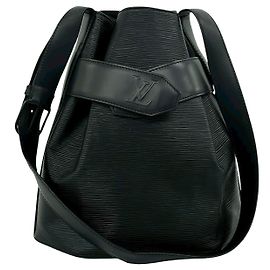 Louis Vuitton Black Epi Sac D Epaule GM