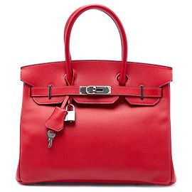 Hermès Red Epsom Birkin Retourne 30