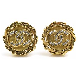 Pendientes de clip Chanel Gold