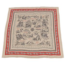 Hermès Stole Hermes en cachemire et soie noire