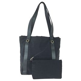 Bulgari Borsa Tote Bvlgari Logomania in pelle e tela nera