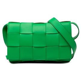 Borsa a tracolla Bottega Veneta in pelle verde