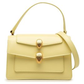 Bulgari Borsa a tracolla Bvlgari x Alexander Wang Serpenti in pelle gialla