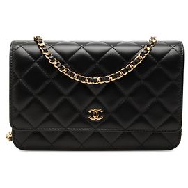 Borsa a tracolla con catena e portafoglio Chanel Matelassé Coco Mark
