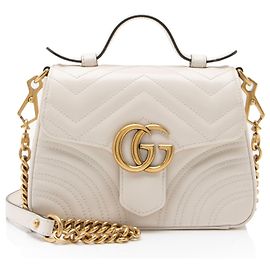 Mini borsa Top Handle GG Marmont in pelle matelassé Gucci
