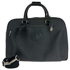 Versace Medusa Leder-Boston-Tasche