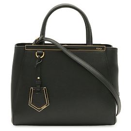 Borsa a mano in pelle Fendi Petite 2Jours