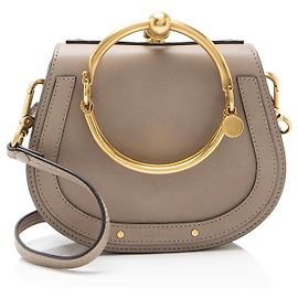 Chloé Bolso brazalete Nile Small de ante de piel de becerro Chloe