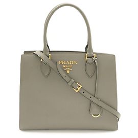Borsa Tote Prada Saffiano Grigia