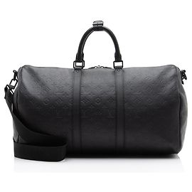 Louis Vuitton Monogram Shadow Keepall Bandouliere 50 Duffle