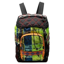 Zaino Prada con placca logo triangolo