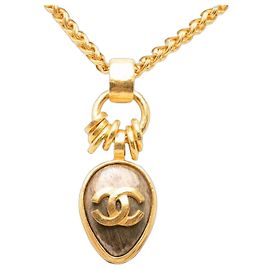 Chanel Coco Mark Vintage Kettenanhänger Halskette