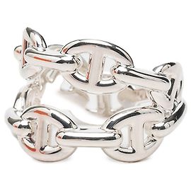 Bague Hermès Chaine d'Ancre à double rangée