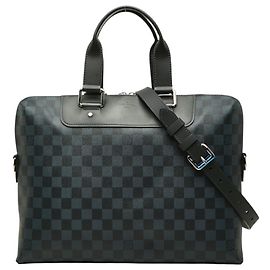 Sac Business Portedocuments Jour Louis Vuitton Damier Cobalt