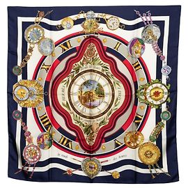 Hermès Hermes Carre 90 Parmi Les Fleurs Je Compt Scarf