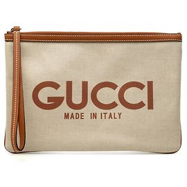 Borsa a pochette Gucci GG Supreme Logo Print