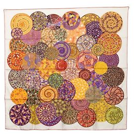 Hermès Hermes Carre 90 Reves d'Escargots Schal