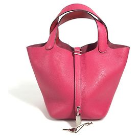 Hermès Borsa Hermes Bicolor Picotin Lock PM 18