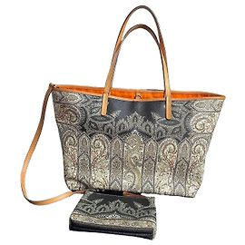 Etro Paisley Print Shopper mit passender Tasche