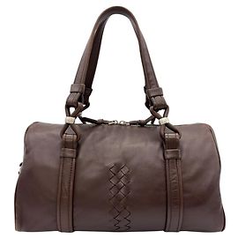 Borsa a mano Mini Boston Intrecciato Bottega Veneta