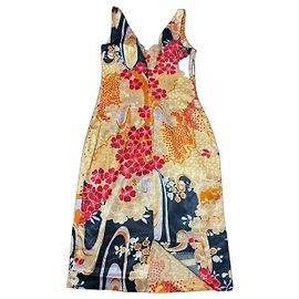 Abito in seta D&G stampa floreale multicolore