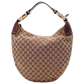 Borsa Hobo Gucci in tela monogramma