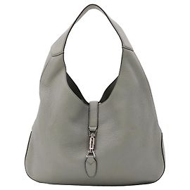 Borsa hobo Gucci Jackie 1961 Small in pelle grigia