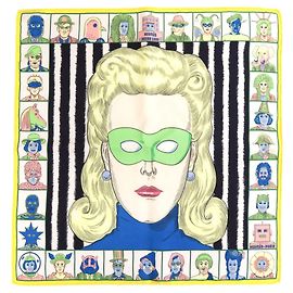 Hermès Foulard Hermes Petit Carré 45 DRESS CODE