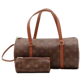 Louis Vuitton Papillon 30 Monogram Canvas Handtasche mit Beutel