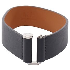 Hermès Pulsera de cuero Hermes Sellier