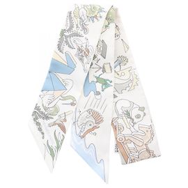 Hermès Twilly Academia Hippica Ribbon Scarf