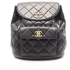 Zaino Chanel Matelassé con catena e chiusura turnlock