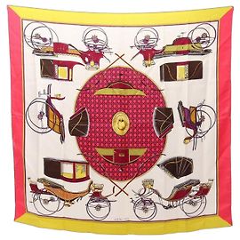 Hermès Pañuelo Hermes Carre 90 Les Voitures a Transformation