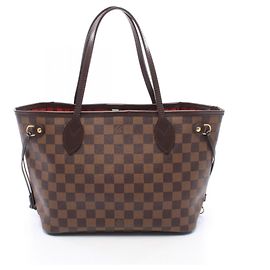 Louis Vuitton Neverfull PM Damier Ebene Tote Bag