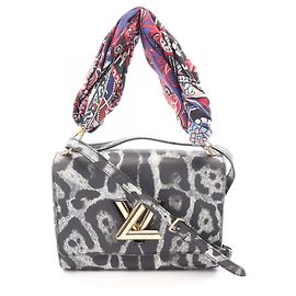 Borsa Louis Vuitton Twist MM Leopard Print