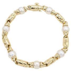 Bulgari Bvlgari Passodoppio Perlenarmband mit Anhänger
