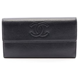 Portafoglio lungo bi-fold Chanel Coco Mark