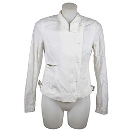 Giacca Woolrich in cotone bianco