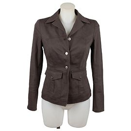 Philosophy di Alberta Ferretti giacca in cotone marrone