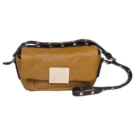 Sonia Rykiel Borsa a Tracolla in Pelle Trapuntata - Cuoio